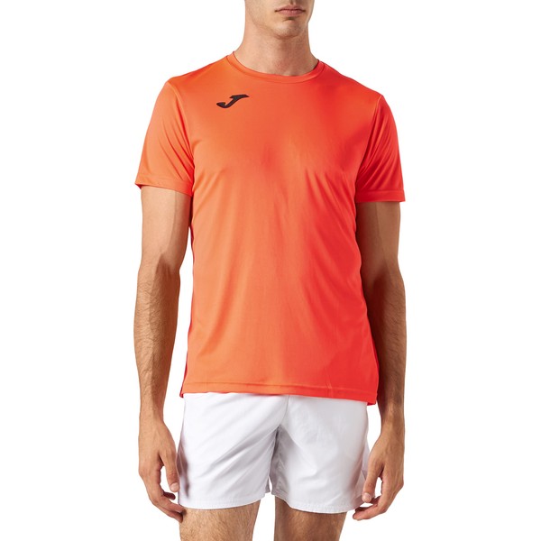 Joma T-Shirt Manches Courtes II Fluor Corail, 102227.040.L