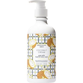 Beekman 1802 Goat Milk Hand Soap – Moisturizing Body Wash & Liquid Hand Soap for Sensitive Skin, Hand & Body Wash, Natural Soap with Goat Milk & Aloe, Cruelty Free – Coconut Cream 12.5 fl oz