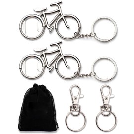 Fahrradschlüsselanhängerrrad Flaschenöffner - 2PCS Fahrrad Schlüsselbund Fahrrad Geschenk, Fahrrad Dekoration Schlüsselanhänger Flaschenöffner, Geschenke für Radfahrer Männer Frauen Freund Vater Papa