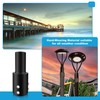Koiyingnote 3 Inch Round Pole Tenon Adapter for Light Pole,