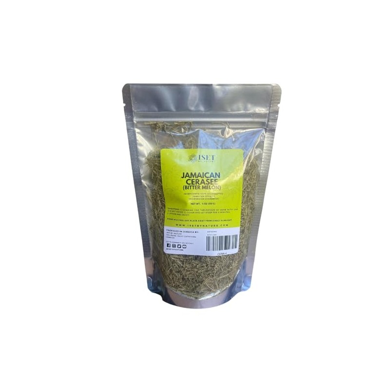 Jamaican Cerasee Bush Tea, Organic Bitter Melon Leaves, Natural Blood