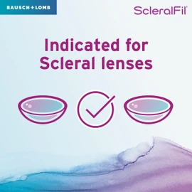 ScleralFil Preservative Free Saline Solution for Scleral Lenses, Buffered Isotonic Rinsing & Insertion Solution for Soft and Rigid Gas Permeable Contacts, Single-Use Vials, 30 Count