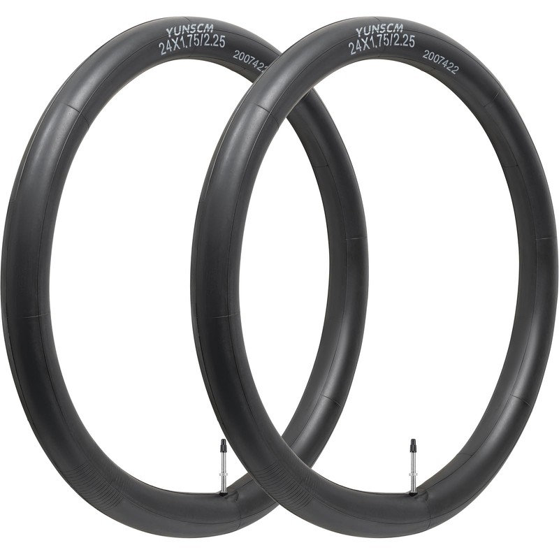 YunSCM 1 Pack 24" x 1.90/2.125 Butyl Rubber Bicycle Inner