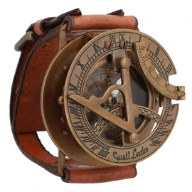 Gusti Leder studio "Dennis" Genuine Leather Sundial Bracelet 2A22-24-10