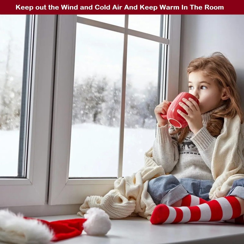 FonsBleaudy Insulating Film Window Kit to Keep Cold Out Window