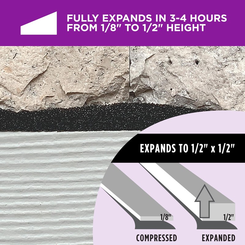 M-D Building Products 03110 1/2 in. Black Expandable Foam Platinum™