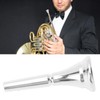Silver Horn Mouthpiece Professional Brass Standard French Horn Mouthpiece for