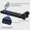 Haoge LVR-200CP Double Dovetail Plate 200mm Vertical Rail with 90