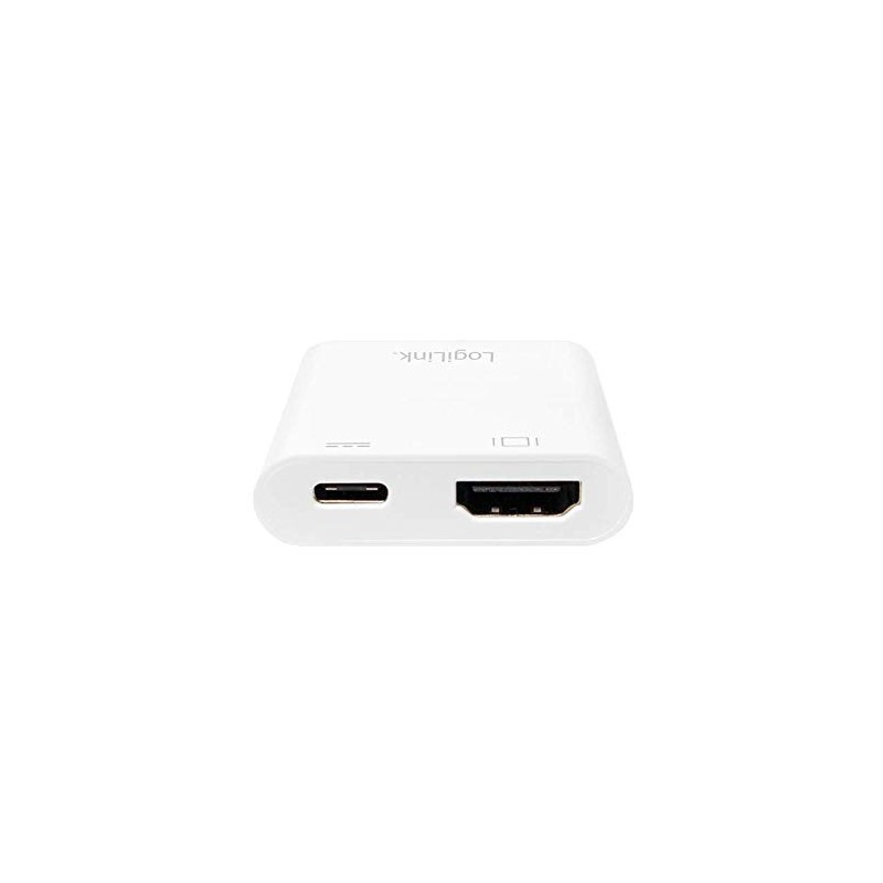 LogiLink UA0257 USB-C to HDMI Charging Adapter White