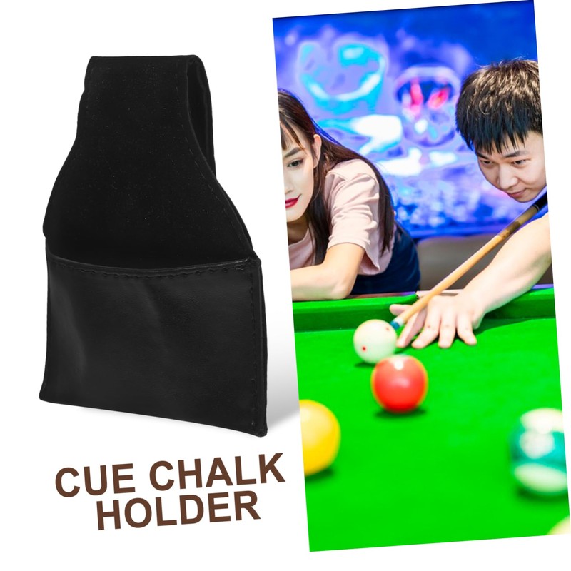 BESPORTBLE Ergonomic Billiards Chalk Holder Bag Portable Pool Clamp for