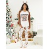 IFFEI Christmas Pajamas for Family Matching PJ's Sets with Cookie