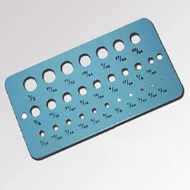 2X Drill Bit Bolt Wire Size Gauge Size Index Diameter SAE Standard Fractional