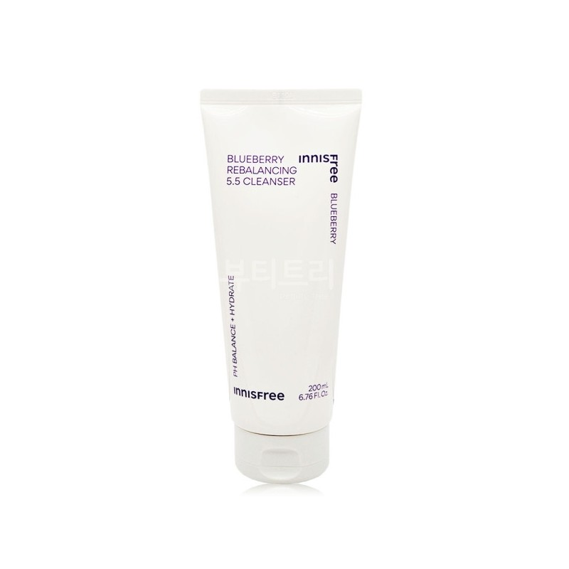 Innisfree Blueberry Rebalancing 5.5 Cleanser 200ml / 이니스프리 블루베리 리밸런싱