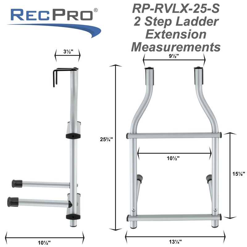 RecPro Universal RV Ladder Extension for RV Exterior Ladders |