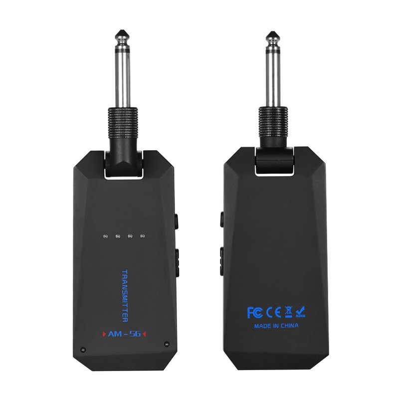 AM-5G Wireless 5.8G Guitar System Rechargeable Audio Transmitter and Receiver