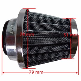 Unbranded/Generic 38mm Air Filter Cleaner for Taotao 70cc 110cc 125cc 140cc 150 Dirt Pit Bike ATV