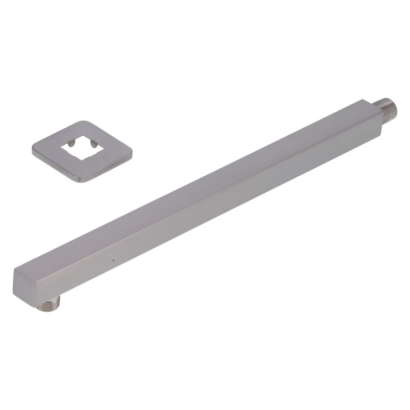 NPT1/2 Wall Mounted Shower Arm Brushed Concealed Stainless Steel Shower