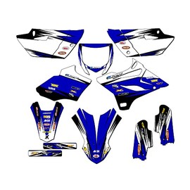 2019-2021 YZ 85 Velocity Blue Senge Graphics Complete Kit Compatible with Yamaha
