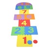 Hopscotch Mat for Kids, 12"×12" Hopscotch Interlocking Foam Tiles, Easy to