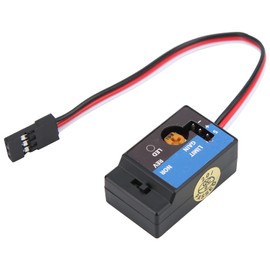 ZAWELIYO Gyro Stabilizer, Gyroscope for RC Car Analog and Digital Steering Gear Mini SMM System Vibrating Gyroscope, Portable Compatible for WPL D12