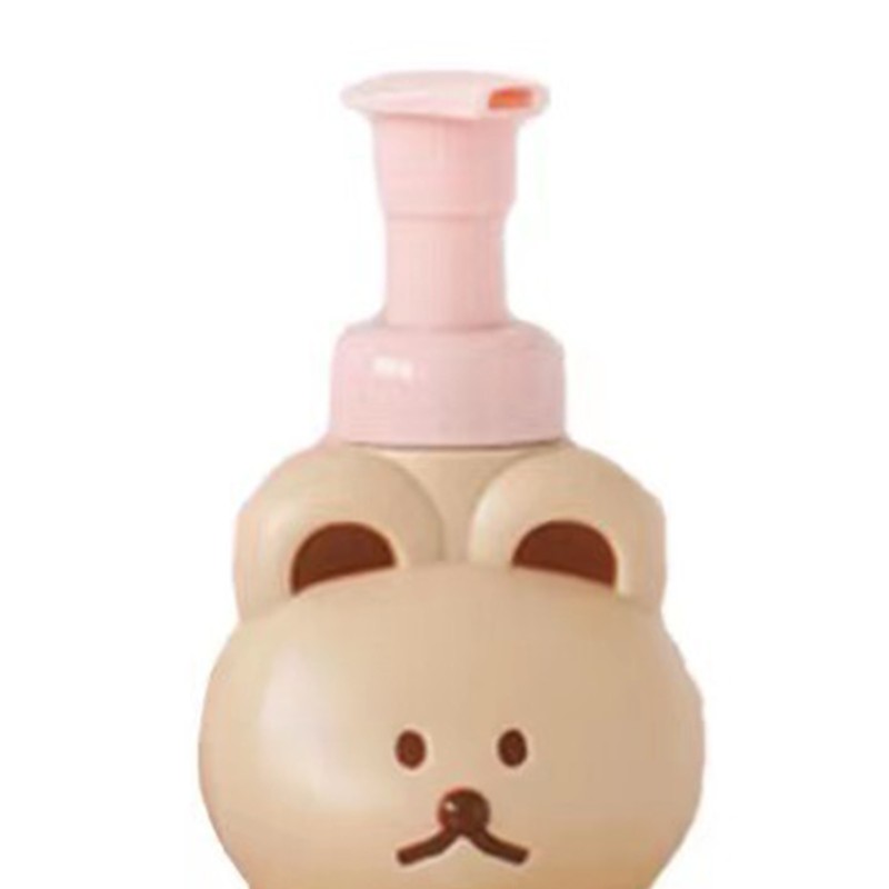Foam Pump Bottle Cute Bear Shape Large Capacity Foaming Soap