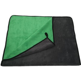 SOFTBATFY Large Microfiber Drying Towel for Car, Drying Microfiber XL Towel 800GSM Automotive No Scratch Lint Free Drying Cloth for Entire Vehicle (36 x 24inches,Grey-Green,1pack)