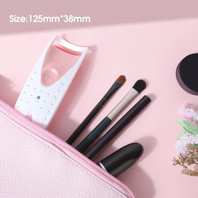 TOUCHBeauty Rizador de pestañas profesional calentado con almohadilla de repuesto