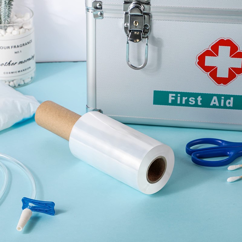 Outus Wrap Plastic Film with Handle Plastic Bags for Ice