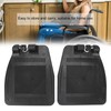 Pair Wheelchair Footplate 19x16cm Footrest Thickened ABS Plastic Nonslip Texture