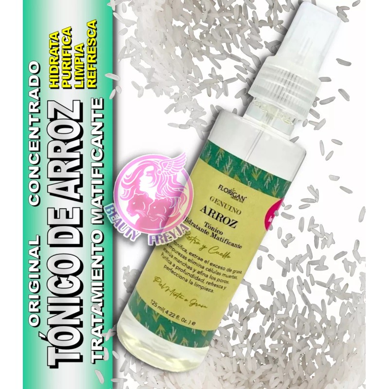 Florigan Tonico De Arroz Matificante Hidrata Limpia Florigan 125ml