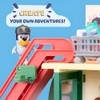 Bluey Bluey and Bingo Supermarket Playset with Escalator, Pretend Play