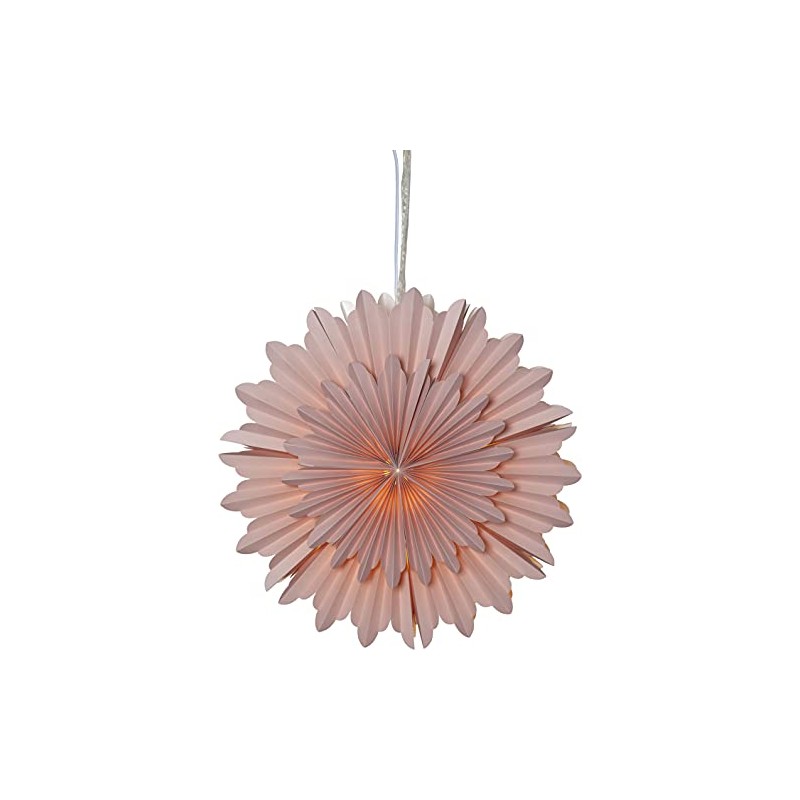 Star Paper star 'Crystal', pink,