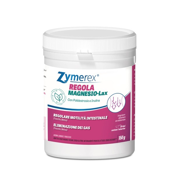 Zymerex MAGNESIUM LAX RULE | Laxative Magnesium | Against Constipation and Constipation | Improves Bowel Regularity | High Fibre Content | Gluten and Lactose Free