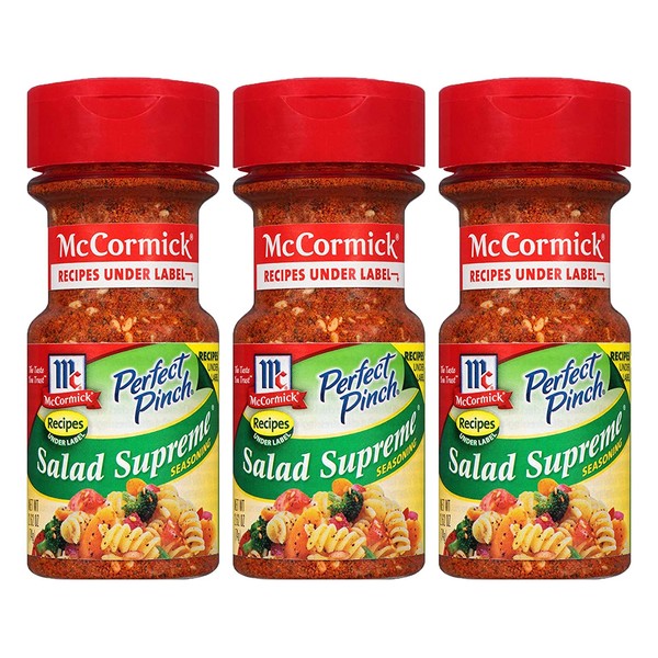 McCormick, Perfect Pinch, Salad Supreme Seasoning, 2.6oz Container (Pack of 3)