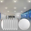 7.5-inch Flush Mount Ceiling Downlight 8 Pack, 15W LED Dimmable