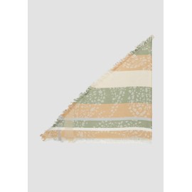 s.Oliver Jacquard-Schal mit abstraktem Paisleymuster olivgrün ONESIZE