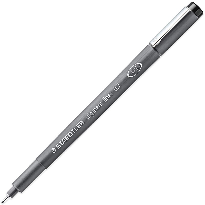 STAEDTLER 308 07-9 Pigment Liner Fineliner Pen - 0.7mm Nib