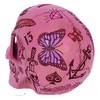 Nemesis Now Pink Traditional Tribal Tattoo Fund Skull Money Box,