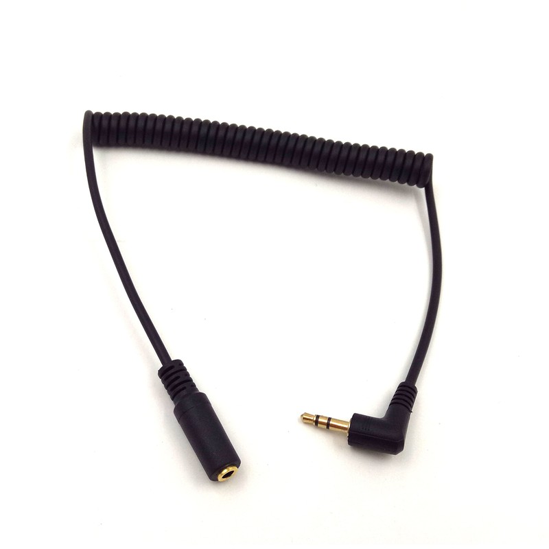 Qaoquda 3Ft Gold Plated 3.5MM Male to Female AUX Audio