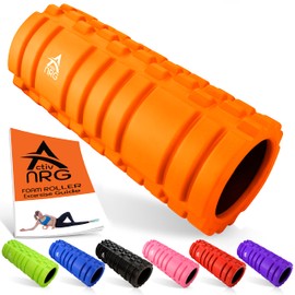 ActivNRG Fitness Foam Roller for Deep Tissue Muscle Massage Trigger Point Muscles Therapy (Orange)