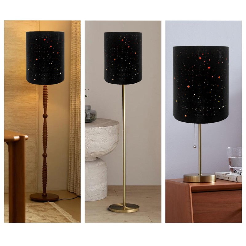 tall star drum lamp shades 10 * 10 * 11.8in