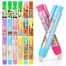 OPPZZIT Eraser Party Bags Children's Birthday 6 7 8 9 10 Years, Pack of 20 Eraser Pens Children, Children's Birthday Party Favours & Give Aways Party Bag Filler