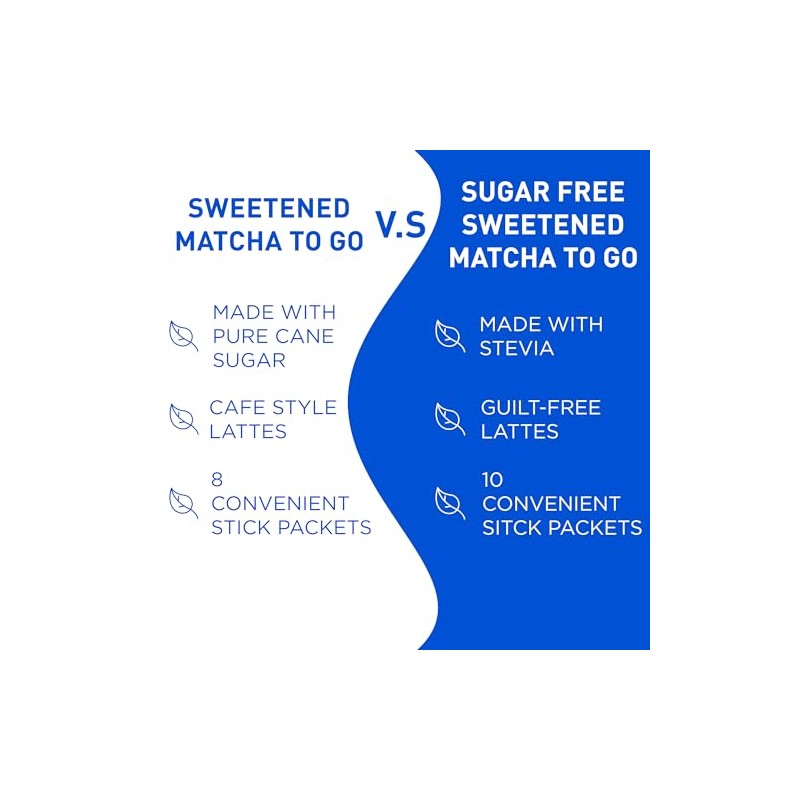 Aiya Sugar-Free Matcha To Go Sticks - Premium Japanese Matcha