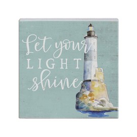 Simply Said, INC Small Talk Squares 5.25" Sign STS1270 - Let Your Light Shine