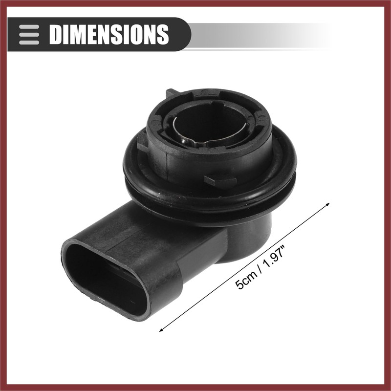 HEROFFIX Taillight Tail Light Lamp Rear Socket, for Fiat 500X