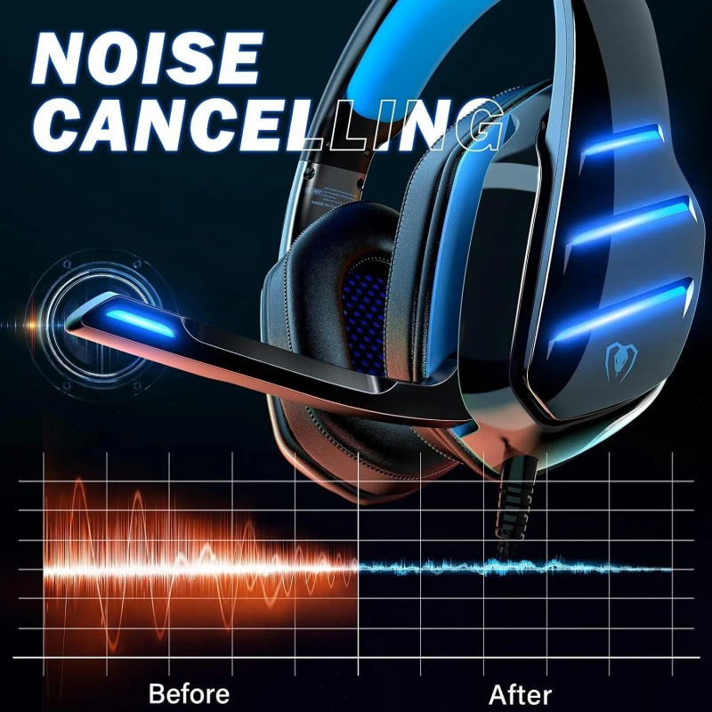 Beexcellent GM-3 Gaming Headset: 7.1 Surround Sound - Lightweight Aluminum
