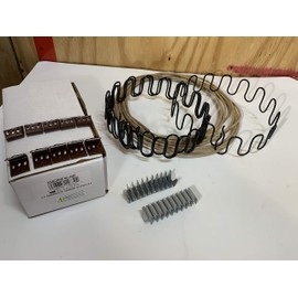 Galaxy Supply Inc. Zig Zag- Springs 11 Gauge 29" x 4 pcs,Plus Special Package 10 pcs 7 Holes Clip +20 pcs Stay Wire Clips + 10 feet of Springing Wire for All Upholstery Use