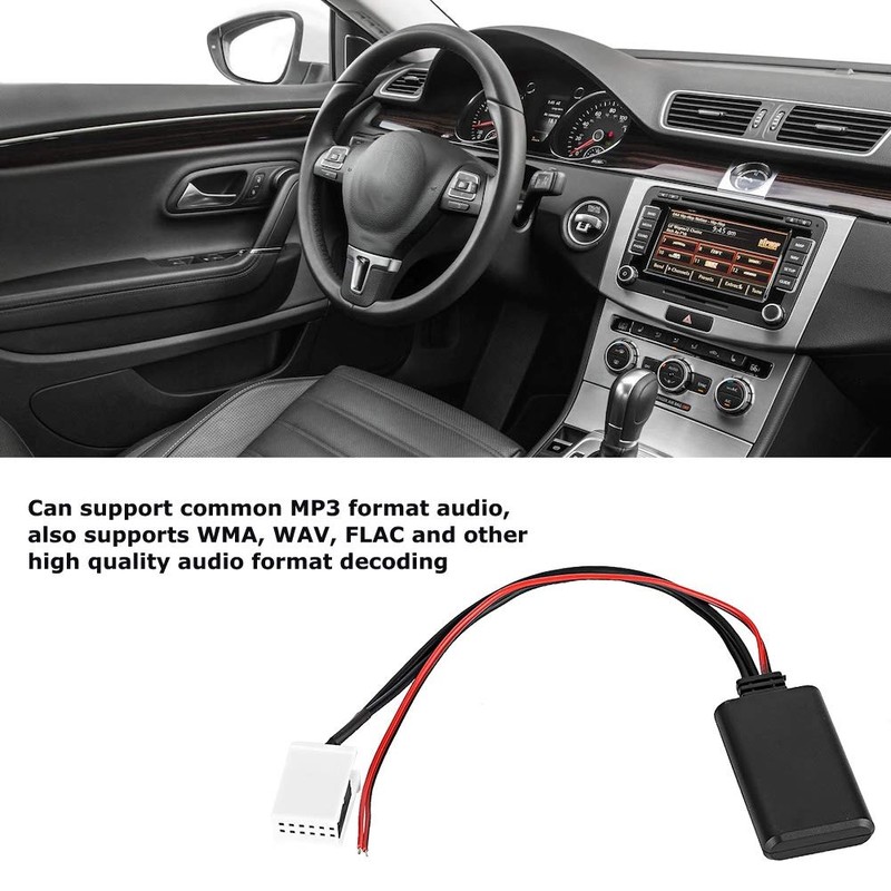 Suuonee Car Bluetooth AUX Adapter, 12 V 12 Pin Car