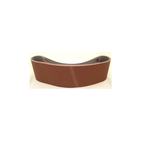 Aluminum Oxide Sanding Belts, 6" by 48", 40 Grit, Pack