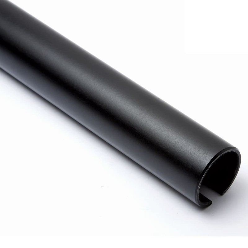 Rolling Ladder Track Bracket – Black Finish, Hook Style Horizontal